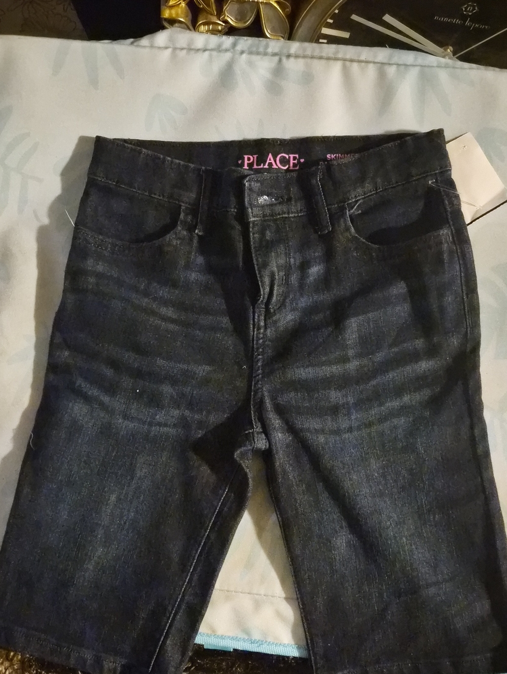 The Children's Place Girls Dark Indigo Jeggings - Slim Fit